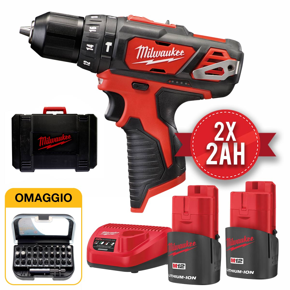 Milwaukee M Bpd C Omaggi E Miglior Prezzo Trapano A Batteria