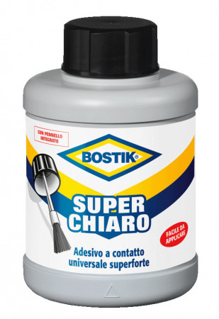 Adesivo universale Bostik SUPERCHIARO con pennello - 400ml