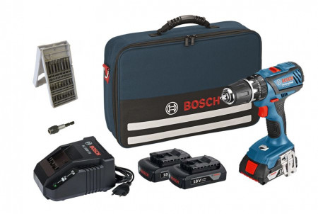 Trapano avvitatore con percussione Bosch GSB 18V-2 Li Plus