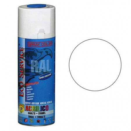 Eco Service RAL9010 spray 400ml - Bianco Opaco