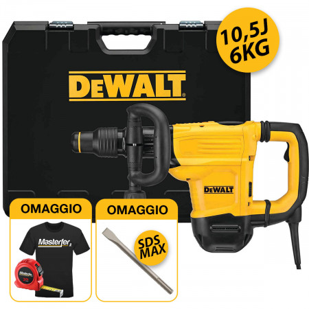 Dewalt D25832K - Martello demolitore 10,5J (6KG) in valigetta 