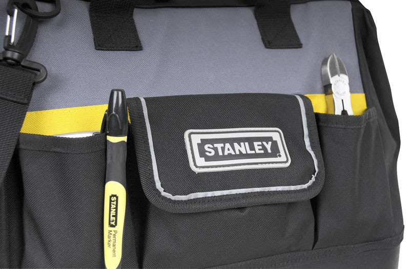 Stanley 1-96-183, borsa porta attrezzi 16 in tessuto con fondo rigido