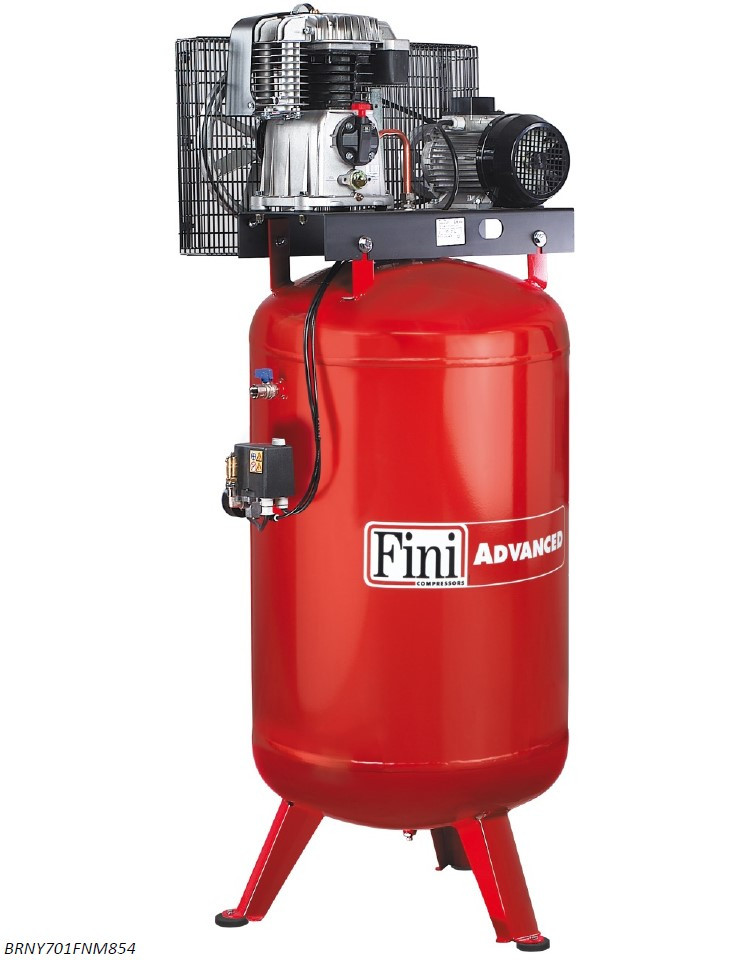 Fini MK 103-150V-3M Compressore d’aria verticale a pistoni 150 litri 2,2 Kw  10 bar 365 l/min 220V