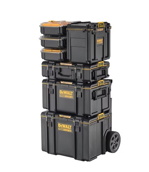 Dewalt ToughSystem 2.0 DWST08035 - Cassetta porta attrezzi profonda e  compatta