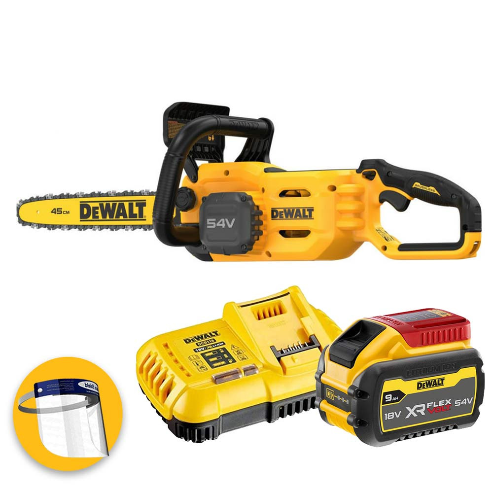 Dewalt DCMCS574X1-QW - Elettrosega motosega a batteria 54V - 1 x 9Ah