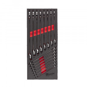 Milwaukee 4932479827 - Set chiavi combinate Maxbite in modulo morbido 