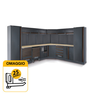 Beta C45PRO DW - Arredamento per officina con piano in legno