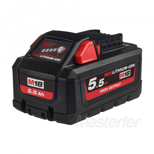 Milwaukee M18B55 - Batteria High Output 18V 5,5 Ah