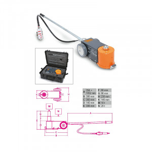 Beta 3065/20-10T - Sollevatore oleopneumatico 20-10T con valigia di trasporto