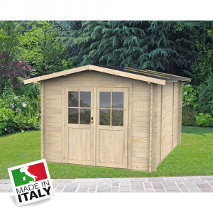 ALCE OPERA - CASETTA IN LEGNO PORTA DOPPIA 3 x 2,5 x 2,2