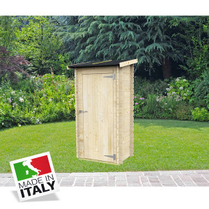 ALCE ARTURO - CASETTA IN LEGNO 94x64 cm PORTA SINGOLA CIECA