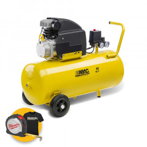 Fiac AB 100-268 T - Compressore aria con trasmissione a cinghia 100LT ,  trifase 1,5 Kw