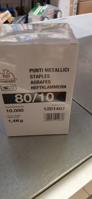PUNTI FISSATRICE PNEUMATICA 80/10 PZ.10000