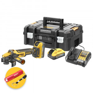 Dewalt DCG409H2T - Smerigliatrice angolare a batteria POWERSTACK - 2 X 5AH