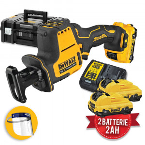 Dewalt DCS312D2 - Sega a gattuccio a batteria 12V, 2 batterie da 2Ah in valigetta