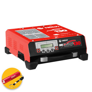 Helvi Digicar 1100E + Supply - Carica batterie avviatore professionale con  tecnologia inverter