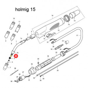 Diffusore gas per Holmig 15 (HG01516)