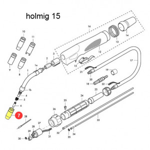 Puntale conico per Holmig 15 (HG01512)