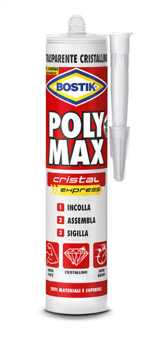 Sigillante colla di montaggio Bostik POLY MAX Original Express - 165gr  colore BIANCO