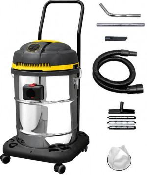 Aspiratore professionale 2 motori 2400W 55L - Lavor WD 255 XE con presa elettroutensile