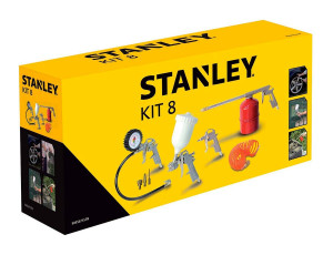 Kit accessori 8 pezzi per compressore Stanley 9045671STN