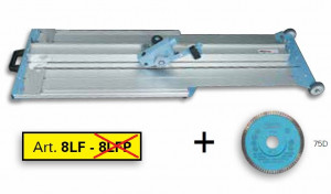 Sigma COMBIFLEX 8LF - Tagliapiastrelle portatile per smerigliatrice, taglio a secco e umido, 90 cm