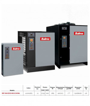 BALMA 4102005662 DRY 830 (E12) 400/3/50 BAL Essiccatore A refrigerazione