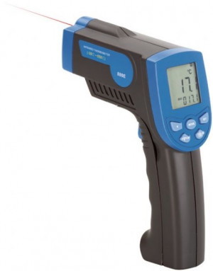 Fervi T068 - Misuratore di temperatura ad infrarossi con puntatore laser