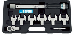 Fervi 0803/S080 - Chiave dinamometrica in set 8 pz