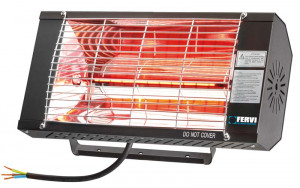 Fervi R609 - Riscaldatore elettrico a raggi infrarossi con supporto per fissaggio a p (Default)