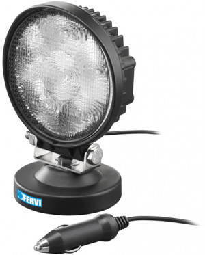 Fervi 0713/18 - Faretto a led con base magnetica 18w