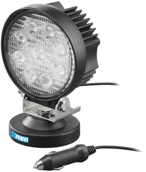 Fervi 0713/27 - Faretto a led con base magnetica 27w