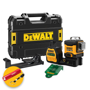 Dewalt DCE089NG18-XJ - Tracciatore livella laser a batteria 18V - 3X 360° a luce verde