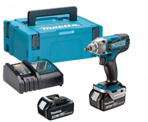 Makita DTW190RTJ - Avvitatore ad impulsi a batteria 18V 2X5Ah, in valigetta