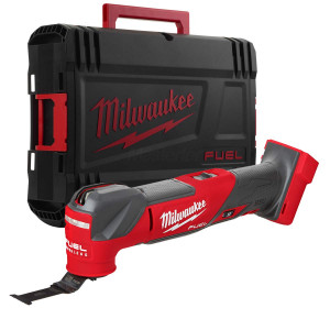 Milwaukee M18 FMT-0x - Utensile multifunzione a batteria Fuel, 2 batterie 5Ah in valigetta smerigliatura