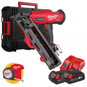 Milwaukee M18 FN15GA-202X - Groppinatrice a batteria 18V, 2 x 2Ah