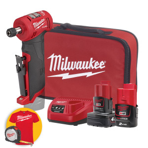 Milwaukee M12 FDGA-422B - Smerigliatrice angolata a batteria 12V Fuel