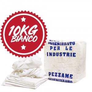 Pezzame igienizzato per le industrie, chiaro, 10 kg