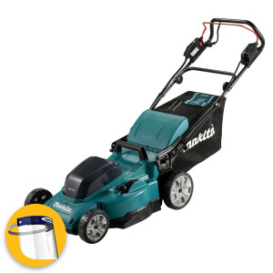 Makita DLM481PT2 - Rasaerba a batteria 36V (18 + 18) - taglio 48 cm - 4 funzioni