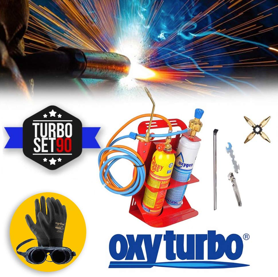 Turbo Set 90 Oxyturbo MIGLIOR PREZZO + OMAGGIO, Kit saldatura autogena